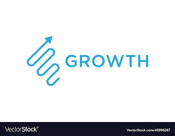 eps10 financial growth logo template