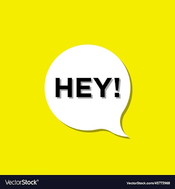 eps10 hey speech bubble for comics magazine
