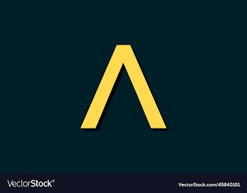 eps10 initial letter a logo or icon design