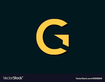 eps10 initial letter gc or cg logo