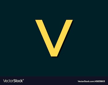 eps10 initial letter v logo or icon design