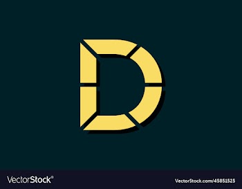 eps10 letter d monogram logo icon design template