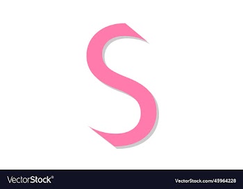 eps10 letter s logo template with shadow