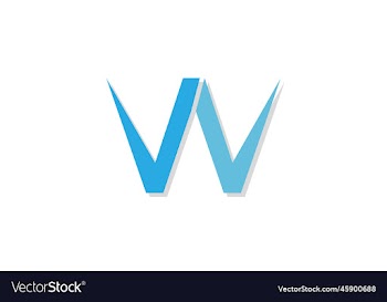 eps10 letter w logo template
