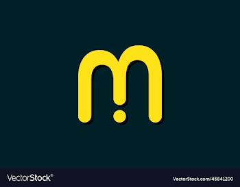 eps10 m lettermark logo design