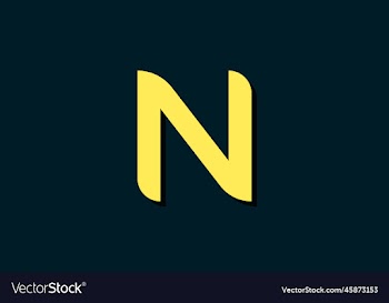 eps10 n alphabet letter logo icon