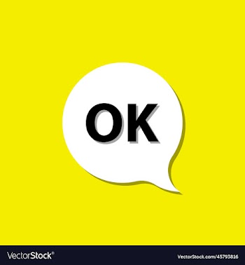 eps10 ok banner speech bubble poster