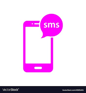 eps10 pink smartphone email or sms