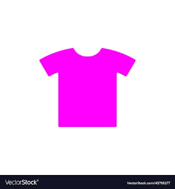 eps10 pink t shirt solid art abstract icon