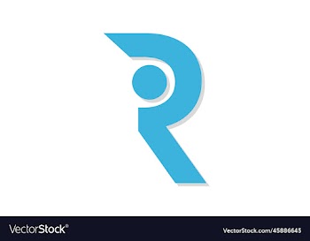 eps10 unique logo design letter r