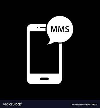 eps10 white smartphone mms abstract icon