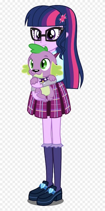 Eqg Human Twilight And Spike By Xebck - Mlp Equestria Girls Sci Twi