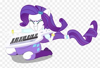 Eqg Rarity -keytar By - Rarity Equestria Girl Keytar