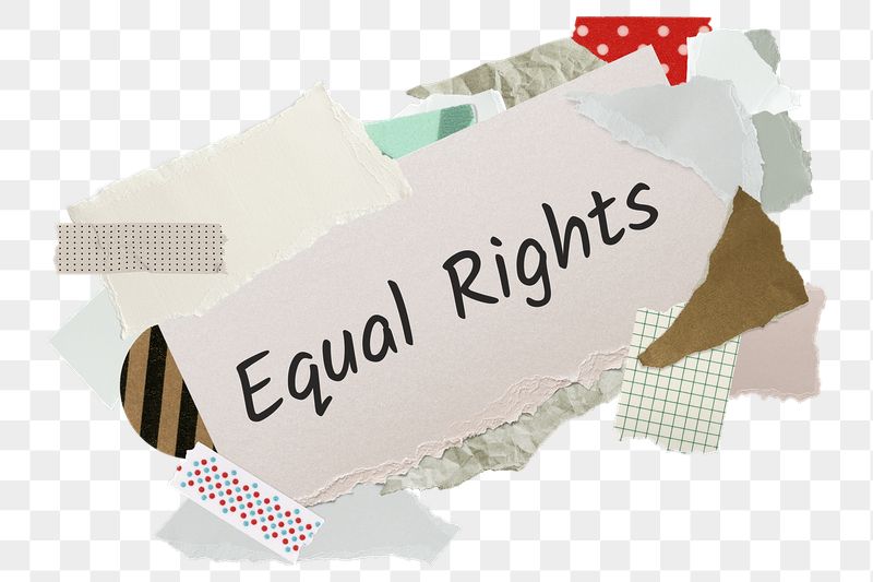 Equal rights png word sticker, | Free PNG - rawpixel