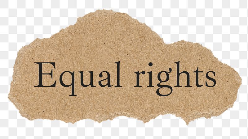 Equal rights png word, torn | Free PNG - rawpixel