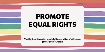 Equal rights Twitter post template, | Free PSD Template - rawpixel