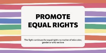 Equal rights Twitter post template, | Free Vector Template - rawpixel