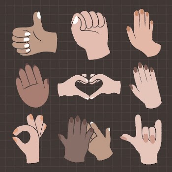Equality hand gestures set, diverse | Free Vector Illustration - rawpixel