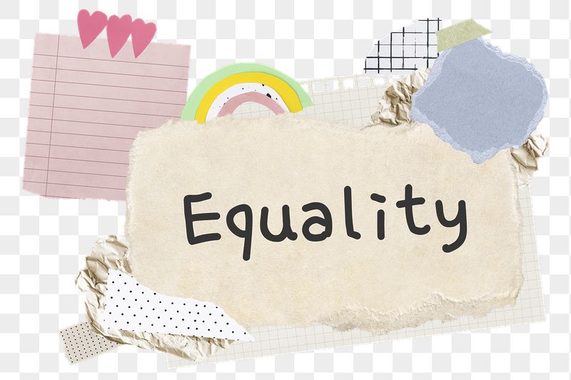 Equality png word sticker typography, | Free PNG - rawpixel