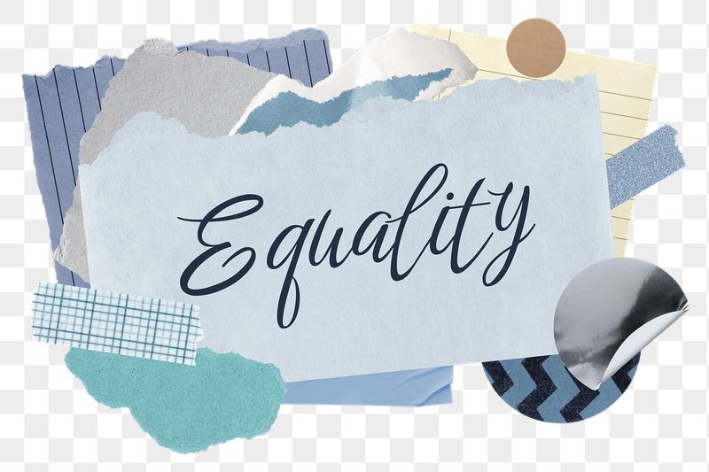 Equality png word sticker typography, | Free PNG - rawpixel