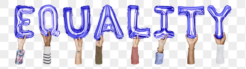 Equality word png, hands holding | Free PNG - rawpixel