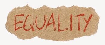 Equality word sticker, ripped paper | Free PSD - rawpixel