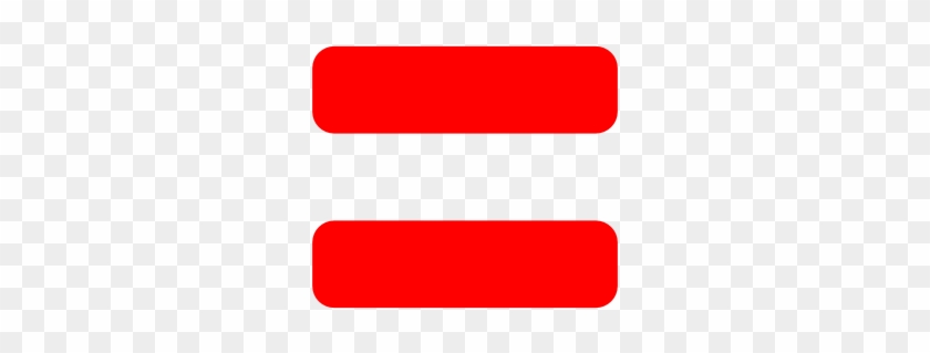 Equals Png - Red Equal Sign Png