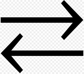 Equals sign Arrow Symbol Chemical equilibrium - arc arrow 