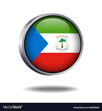 equatorial guinea flag button