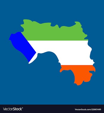 Equatorial guinea map and flag in white background vector image