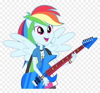 Equestria Girls Rainbow Dash Guitar