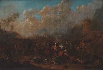 Equestrian battle at a fortress | Free Photo - rawpixel