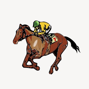 Equestrian sticker, vintage sport illustration | Free PSD - rawpixel
