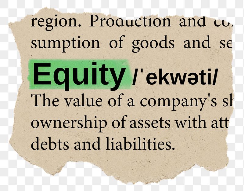 Equity png dictionary word sticker, | Free PNG - rawpixel
