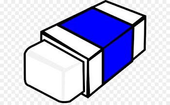 Eraser Pencil Black and white Clip art - Eraser PNG 