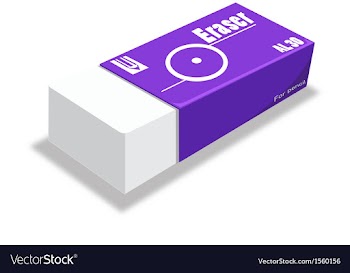 Eraser vector image