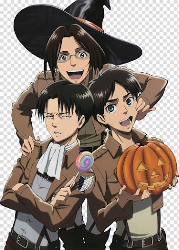 Eren Yeager Mikasa Ackerman Halloween Attack on Titan Hajime Isayama, Halloween transparent background PNG clipart