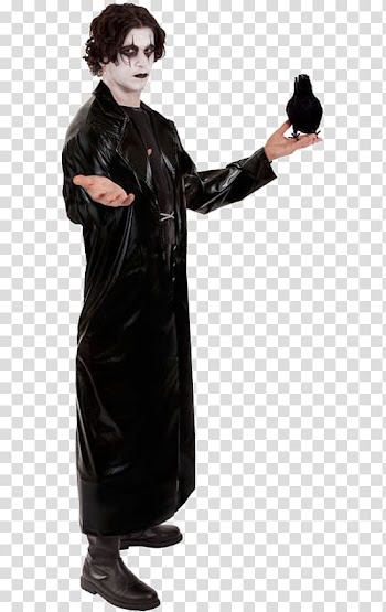 Eric Draven Halloween costume Clothing Man's Vengeful Crow Costume, Fury Hairstyle Products transparent background PNG clipart