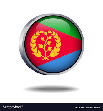 eritrea flag button