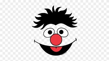 Ernie Face Sesame Street - Sesame Street Character Face Printables