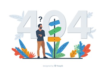 Error 404 concept for landing page Free Vector