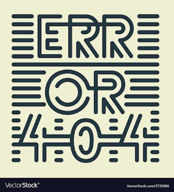 Error 404 vector image