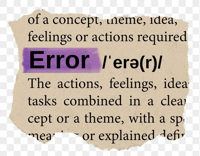 Error png word sticker, torn | Free PNG - rawpixel
