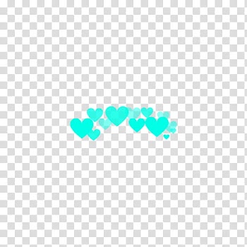 ES , blue hearts icon transparent background PNG clipart