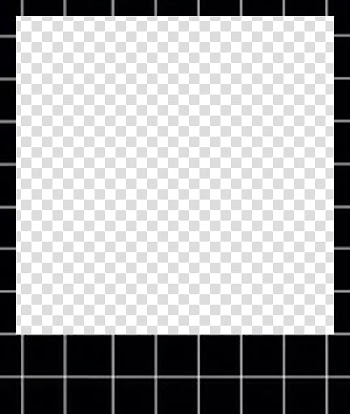 ES , square black frame template transparent background PNG clipart