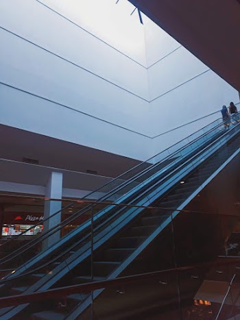 Escalator Inside Building
