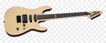 Esp Ltd M-403ht Natural Satin Angle - Esp Ltd M 403ht