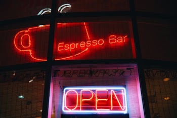 Espresso Bar Open Sign