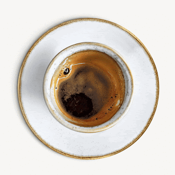 Espresso coffee cup, morning beverage | Free PSD - rawpixel