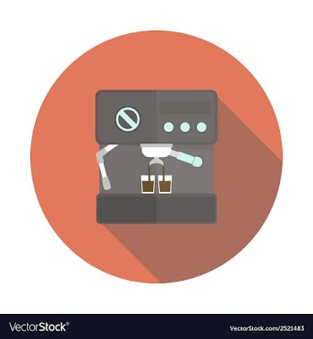 Espressomachine vector image